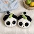Bamboo Sprout Panda Plush Slippers