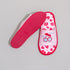 Embroidered Cherry Leopard Print Slides