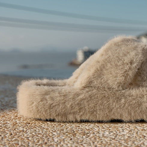 Cloudy Cross Slippers