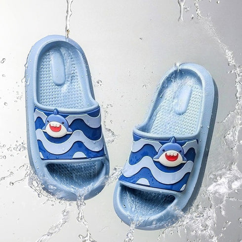 Playful Cartoon Animal Beach Slides