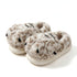 Furry Animal Paw Platform Slippers