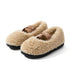 Crisscross Fleece Ballet Slippers