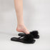 Feather Puff Strap Flip Flops
