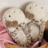 Bow Accent Leopard Plush Slippers