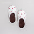 Cherry Pattern Plush House Slippers