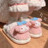 Bow-Eared Bunny Plush Slippers