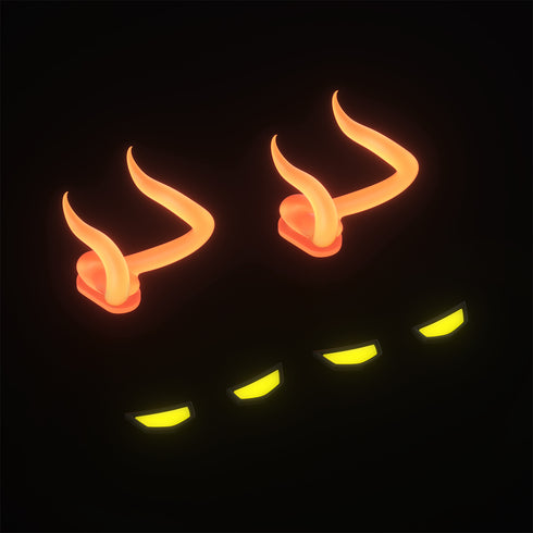 Demon Fins and Eyes for Sharkicks Pro