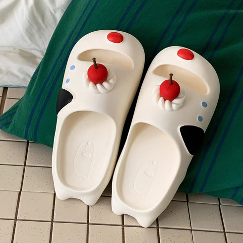 Playful Cherry Puppy Foam Slides