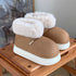 Cozy Plush Cuff Ankle Boots