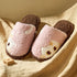 Playful Peeking Critter Plush Slippers