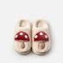 Spotted Mushroom Fuzzy House Slippers