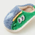 Fuzzy Dinosaur Plush Winter Slippers