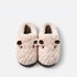 Fleece Animal Face Platform Slippers