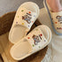 Playful Pony Dot Linen Slides