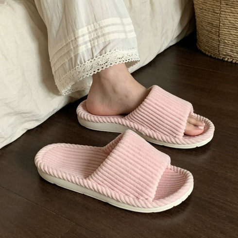 Cloudy Ribbed Arch Support Slides