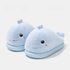 Whimsical Whale Plush Home Slippers