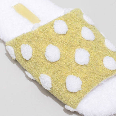 Puffy Dot Lounge Slippers