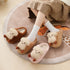 Smiley Toast Plush Fleece Slippers