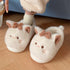 Cat Ears Bow Plush Slippers