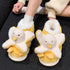 Whimsical Duck Plush Winter Slippers