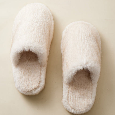 Plush Closed-Toe Cloud Slippers