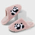 Cozy Sherpa Panda House Slippers