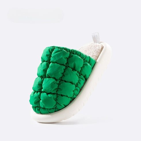 Puffy Checkerboard Home Slippers