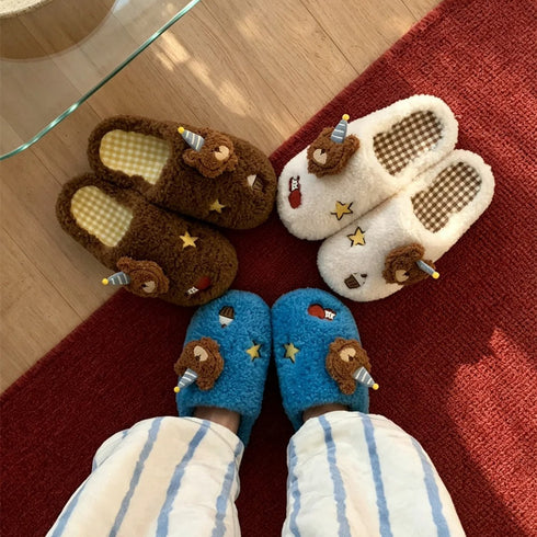 Party Bear Arch Support Slippers