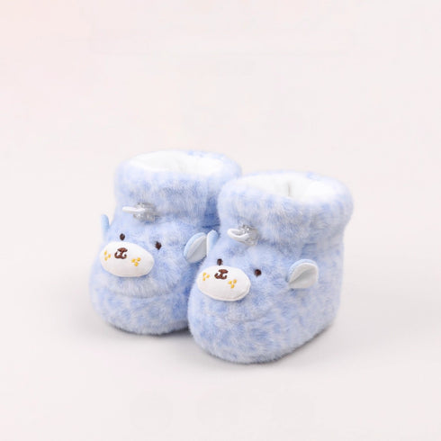 Cozy Giraffe Fleece Ankle Boots