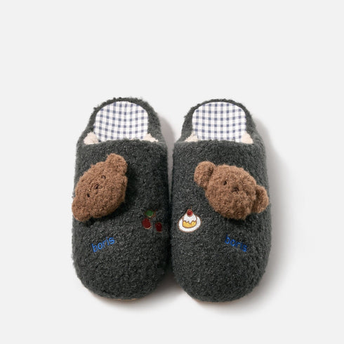 Plush Bunny Fuzzy House Slippers
