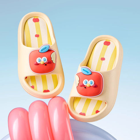 Cartoon Fruit Striped Kids Slides