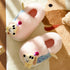Fuzzy Puppy Party Hat Slippers