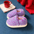 Plush Spotted Platform Winter Slippers