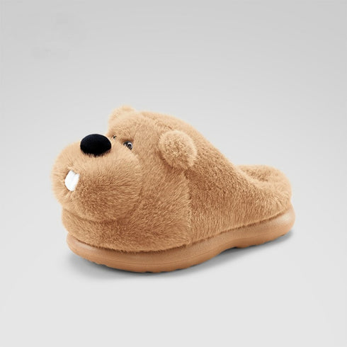 Toothy Marmot Slippers