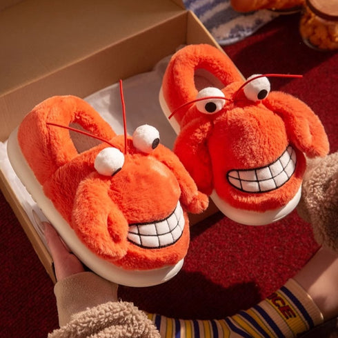 Grinning Lobster Slippers