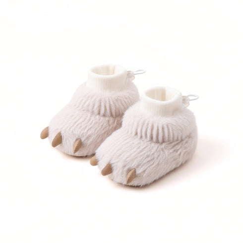 Fuzzy Monster Paw Baby Boots