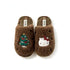 Holiday Tree Fleece House Slippers