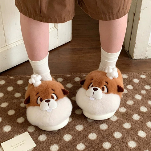 Chef Marmot Puffy House Slippers