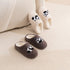 Fuzzy Panda Face Warm Slippers