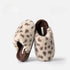 Fuzzy Spotted Indoor House Slippers