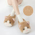Playful Cat Face Plush Slippers
