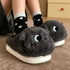 Fluffy Airplane Ear Cat Slippers