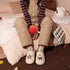 Embroidered Star Puppy Fleece Slippers