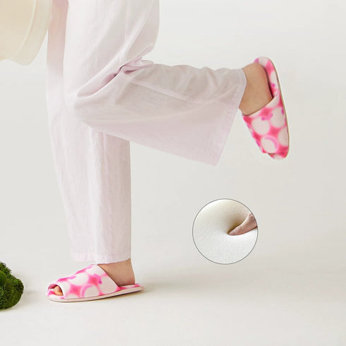 Breezy Watercolor Dot House Slippers