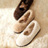 Crisscross Fleece Ballet Slippers