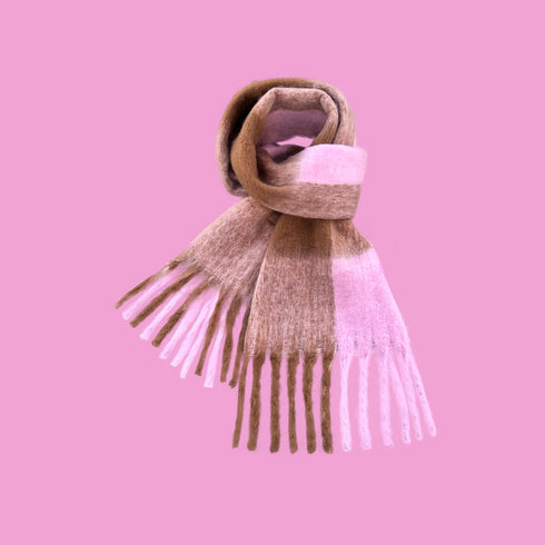 Rainbow Mohair Scarf