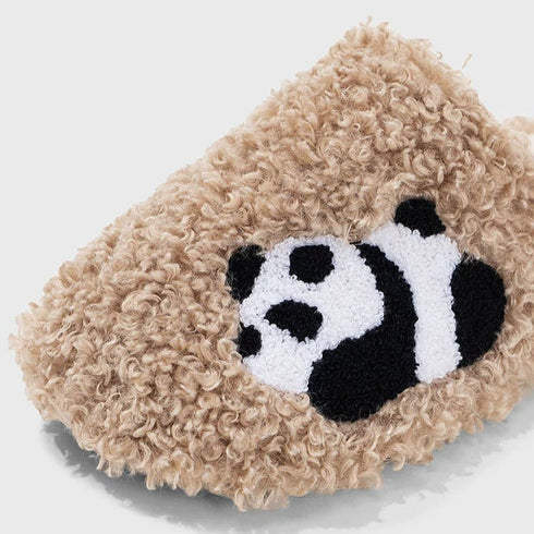 Cozy Sherpa Panda House Slippers