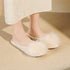 Pompom Plush Ballet Slippers