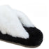 Crisscross Cloud Plush Platform Slippers