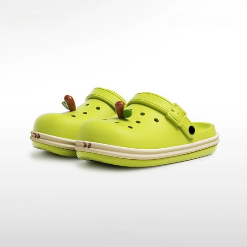 Apple Stem Chunky Platform Clogs